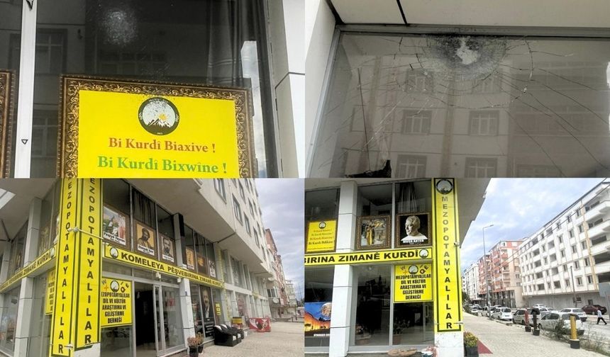Kürt dil derneğine silahlı saldırı: 2 mermi isabet etti, 1 kişi gözaltına alındı