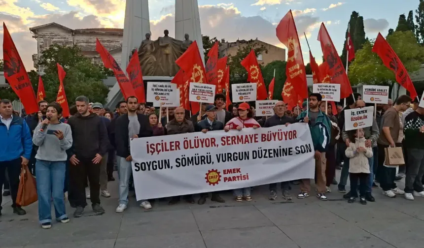 EMEP’ten Bakırköy’de açıklama: “İş cinayetleri ve fon vurgunları aynı düzenin sonucu”