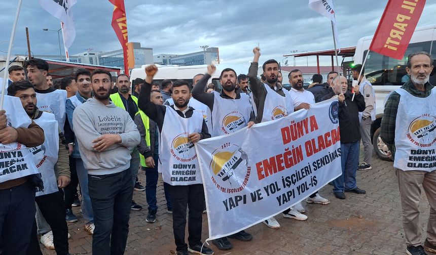 Diyarbakır Şehir Hastanesi şantiyesinde işçi direnişi 7. gününde