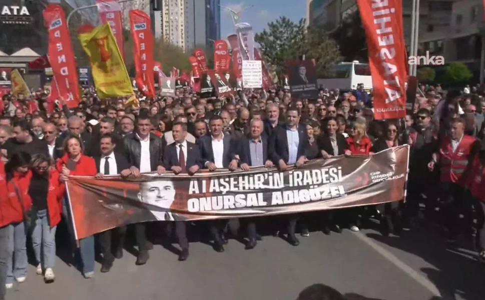 CHP'den Onursal Adıgüzel için Ataşehir'de yürüyüş: Miting için çağrı yapıldı