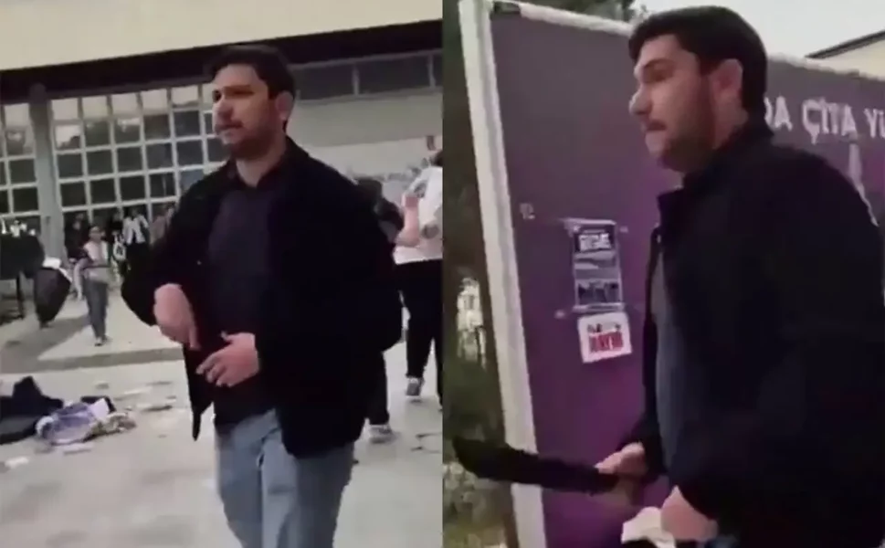 İzmir'de bildiri dağıtan öğrencilere pala ve bıçaklı saldırı