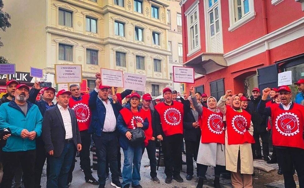 Özel İtalyan Lisesi'nde grev sonrası işten çıkarma!