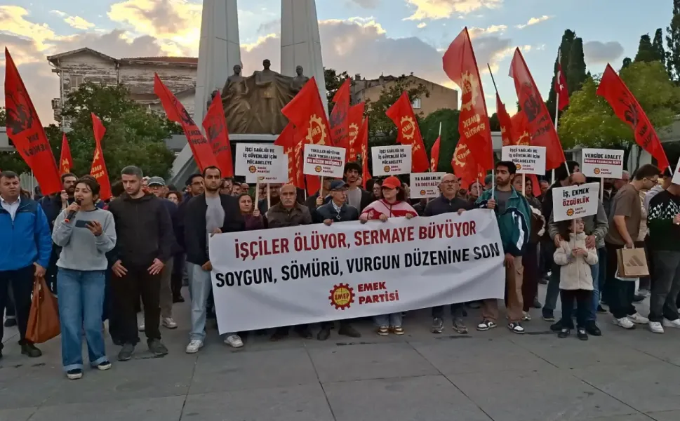 EMEP’ten Bakırköy’de açıklama: “İş cinayetleri ve fon vurgunları aynı düzenin sonucu”