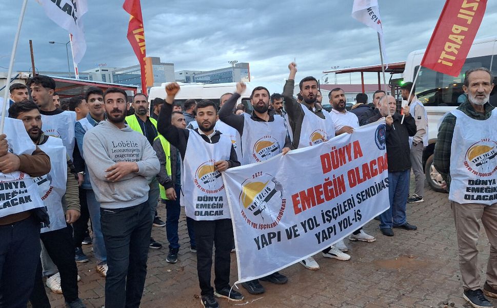 Diyarbakır Şehir Hastanesi şantiyesinde işçi direnişi 7. gününde