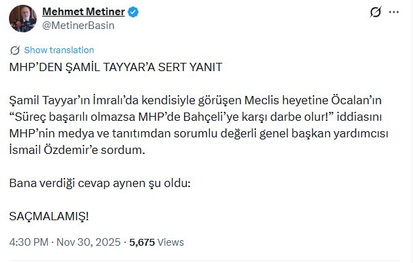 Mehmet Metiner